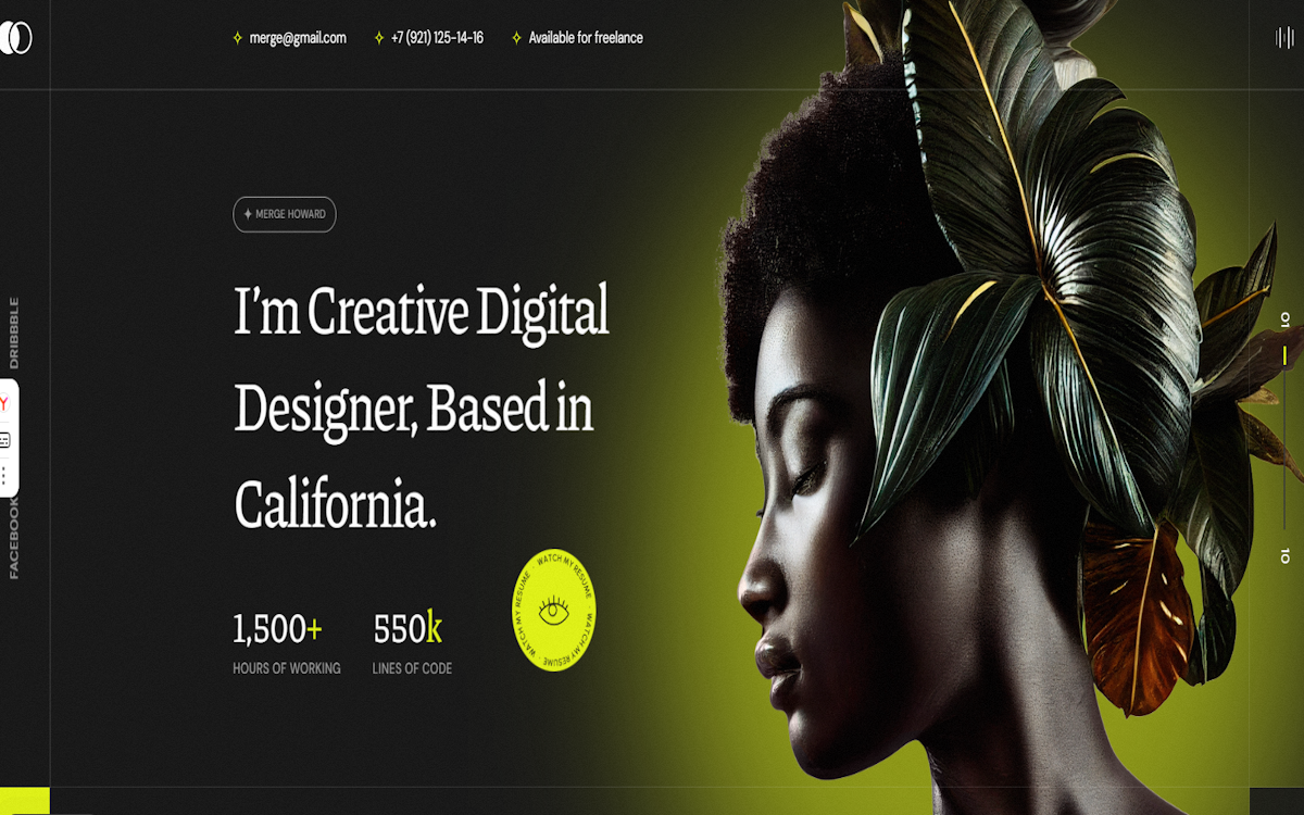 Merge — тема WordPress для лич..